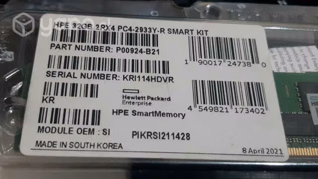 HPE 32 GB 2 RX4 PC4-2933 Y-R Smart Kit - Imagen 6