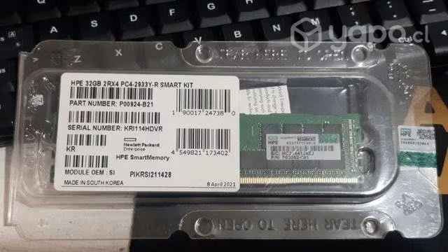 HPE 32 GB 2 RX4 PC4-2933 Y-R Smart Kit - Imagen 5