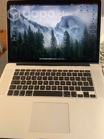 Macbook pro retina 15" 2,5ghz i7 16gb ram 500gb sd