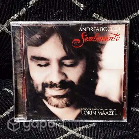 Cd andrea bocelli / sentimento (2002) europeo