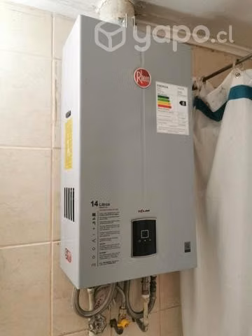Calefon 14 litros ionizado GLP tiro natural