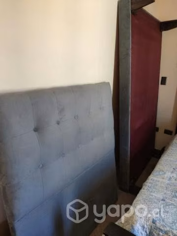 Base y respaldo cama 1.5 plazas