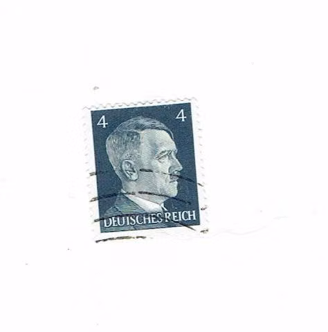 Estampilla Alemania, 4 marcos, Hitler