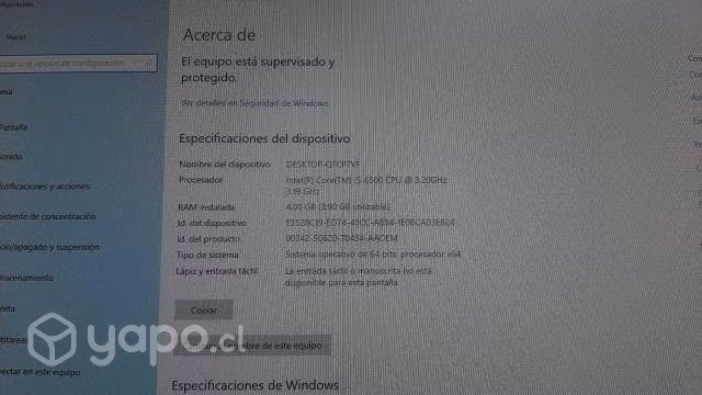 Excelente pc hp procesador i5