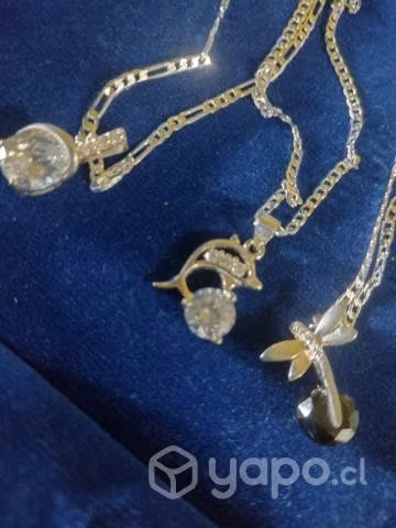 Cadenas de plata para dama