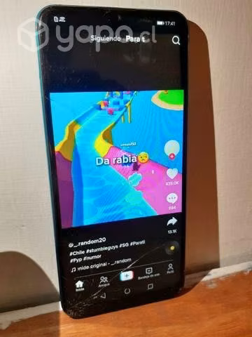 HUAWEI Y6p 64gb/3gb llegar y usar DETALLE TRIZADUR