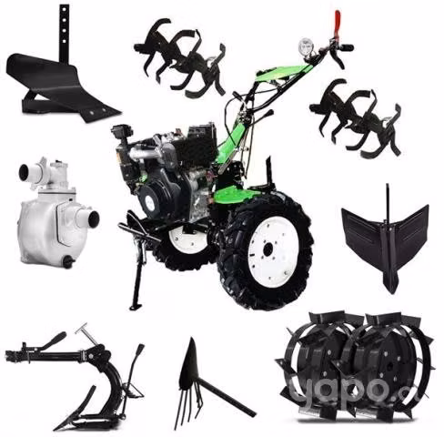 Cultivador Petrolero 11HP - Motocultivador Diesel