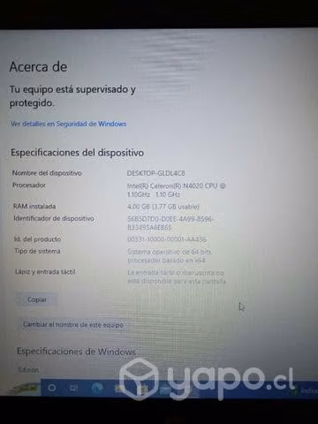 Notbook poco uso - Imagen 3