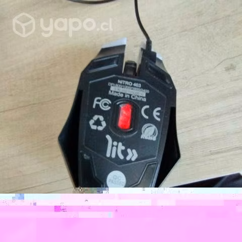 mouse gamer lit con rgb