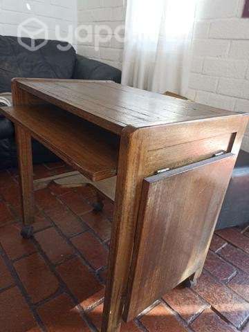 Escritorio madera ampliable - Imagen 2