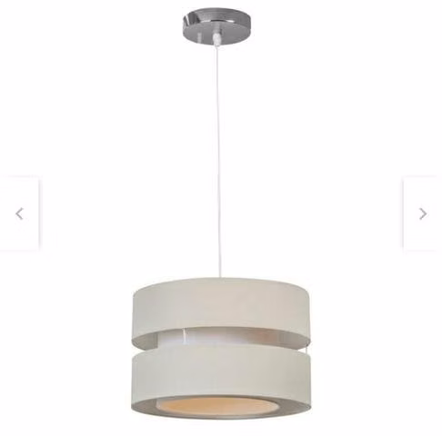 Lampara colgante color beige
