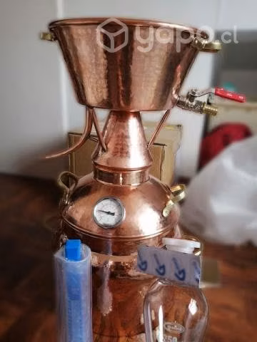 Alambique destilacion aceites esenciales