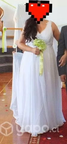 Vestido de novia talla M - Imagen 2