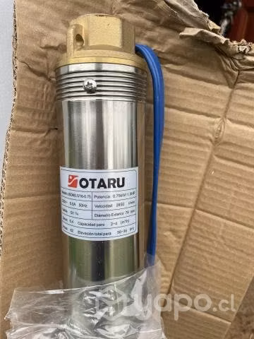 Bomba de agua sumergible 1hp, marca Otaru nueva