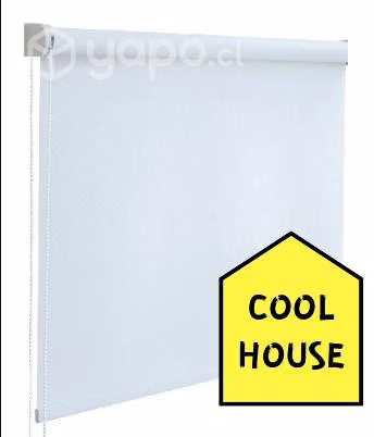 Cortinas Roller Lisa Blanco 135cm