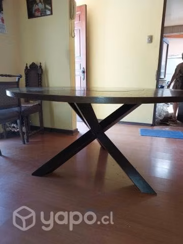 Mesa de comedor Circular 1,5 mts, 6 personas