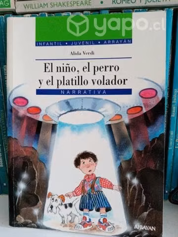 El niño el perro y el platillo volador
