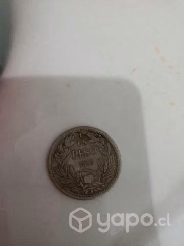 Moneda de 1 peso chileno de 1933