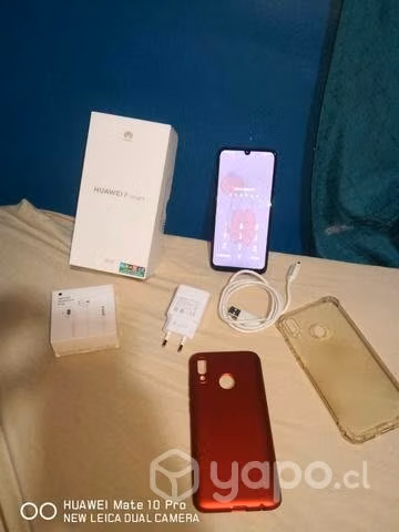 Huawei p smart 2019 de 64gb caja cargador y audífo
