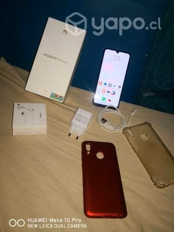 Huawei p smart 2019 de 64gb caja cargador y audífo