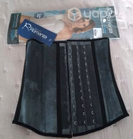 Corset negro con varillas nuevo sin uso