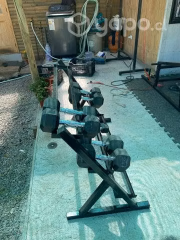 Rack para mancuernas