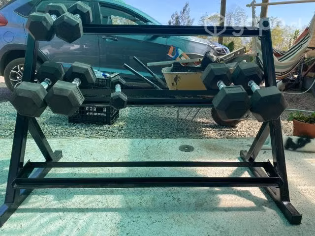 Rack para mancuernas