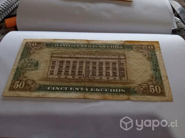 Billete de cincuenta escudos