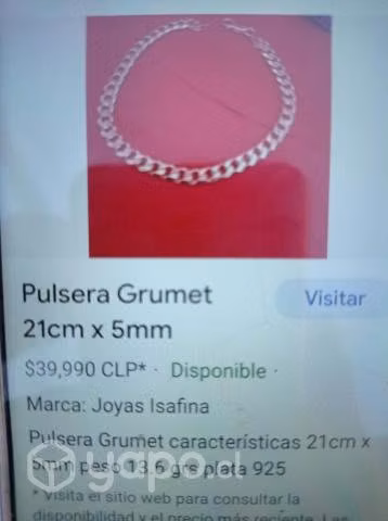 Pulsera de plata italiana 925 - Imagen 3