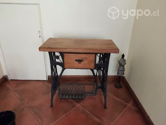 Arrimo pie de máquina, madera noble 80 x 40 cms - Imagen 3