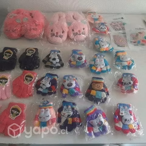 Guantes, pantuflas revendedores