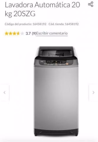 Lavadora automativa 20 kg mademsa