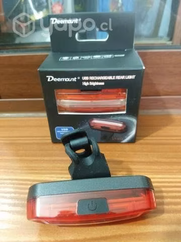 Luces traceras led USB ciclismo y