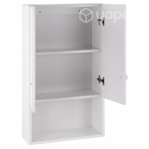 Botiquín para baño 45x80x16 cm blanco