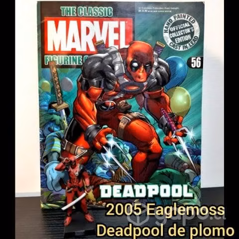 Figura de plomo Eaglemoss 2005 #56 Marvel Deadpool