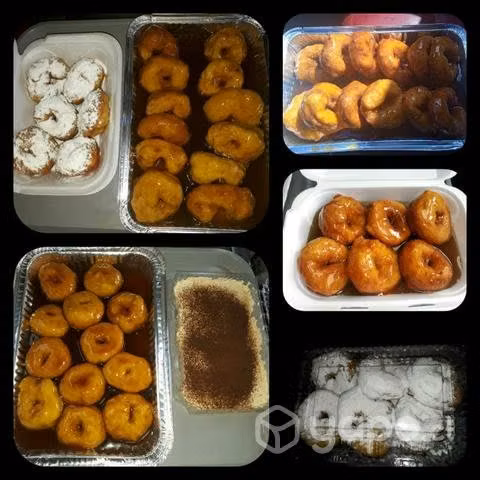 Calentitos picarones con tiramisu y mucho mas