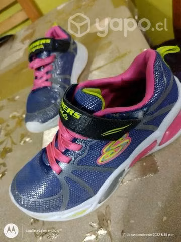 Zapatillas 34 con luces poco uso