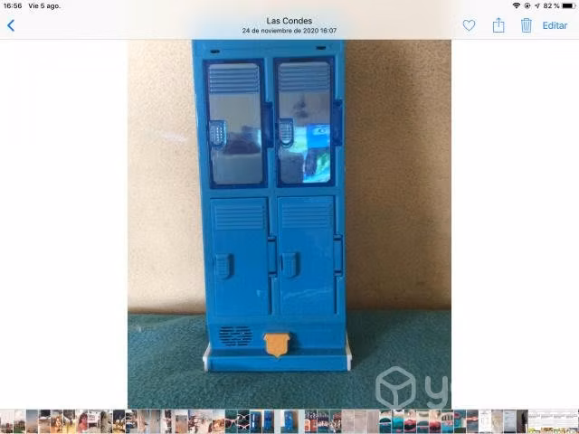 Ropero de juguete con puerta para guardar cosas
