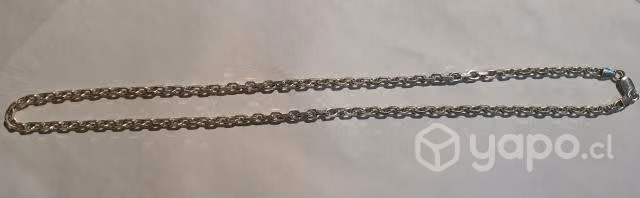 Cadena de Plata Fina Italiana, ley 925 tipo Volga - Imagen 5