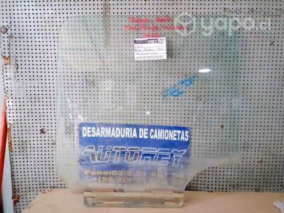 Vidrio puerta trasero derecho Ford Ranger Tailande