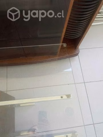 Mesa de centro vidriada