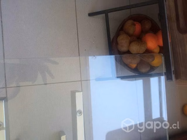 Mesa de centro vidriada
