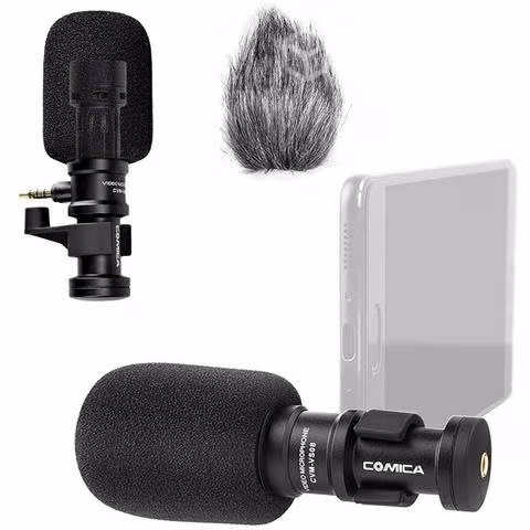 Micrófono direccional condensador para celular