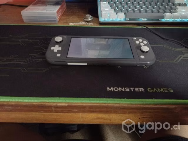 Nintendo Switch Lite Gris Con 3 Juegos