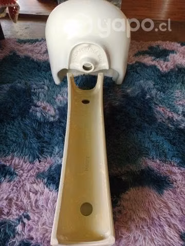 Pedestal y lavamanos