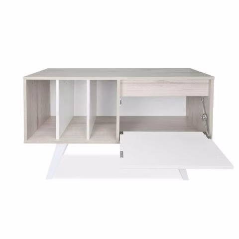 Conjunto Set Muebles Living Rack + estante Dunna