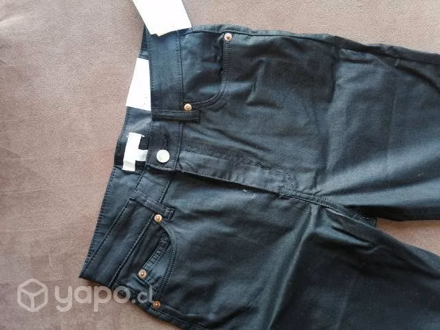 Pantalón H&M Eco cuero, nuevo, Talla 36