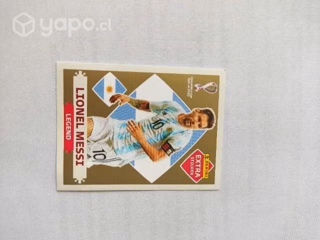 lamina extra de oro Messi
