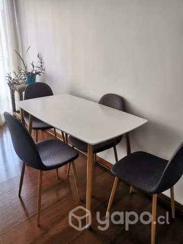 Juego comedor 4 sillas