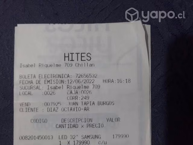 Smart tv Samsung 32 pulgadas.